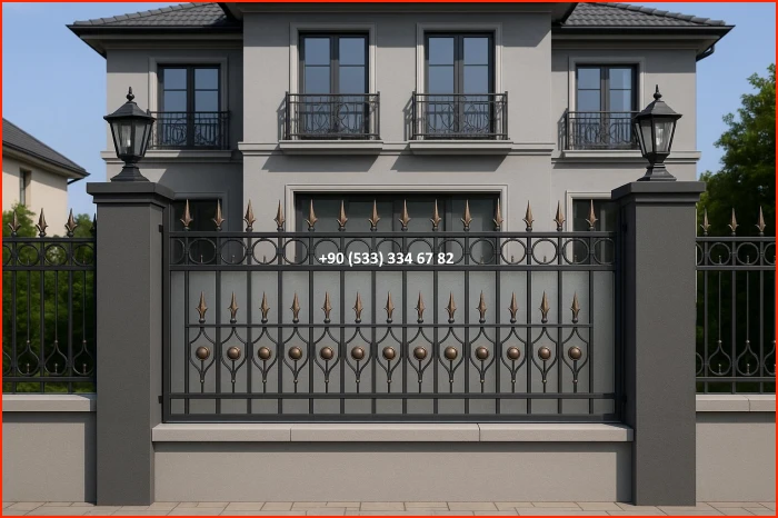 BAHÇE KORKULUKLARI-KORKULUK MODELLERİ-FERFORJE BAHÇE KORKULUĞU met8303