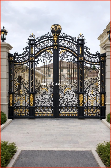 VİLLA KAPILARI-FERFORJE VİLLA KAPILAR-VİLLA GİRİŞ KAPILAR-BAHÇE KAPILARI-FERFORJE KAPILAR met8894