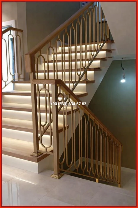 MERDİVEN KORKULUKLARI- MERDİVEN KORKULUK TASARIMI- FERFORJE MERDİVEN KORKULUK MODELLERİ met8400
