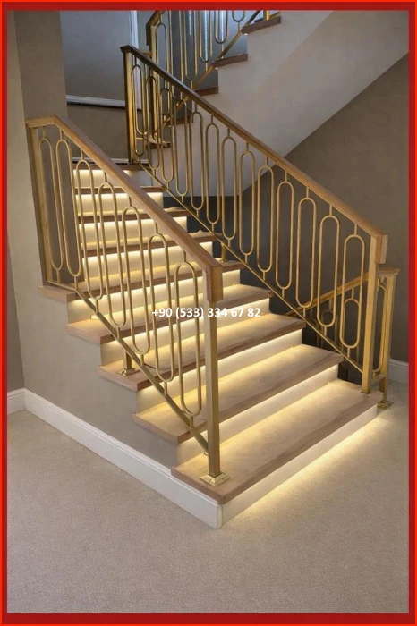 MERDİVEN KORKULUKLARI- MERDİVEN KORKULUK TASARIMI- FERFORJE MERDİVEN KORKULUK MODELLERİ met8401