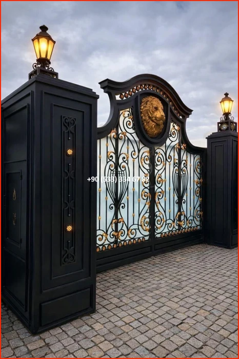 VİLLA KAPILARI-FERFORJE VİLLA KAPILAR-VİLLA GİRİŞ KAPILAR-BAHÇE KAPILARI-FERFORJE KAPILAR met8412