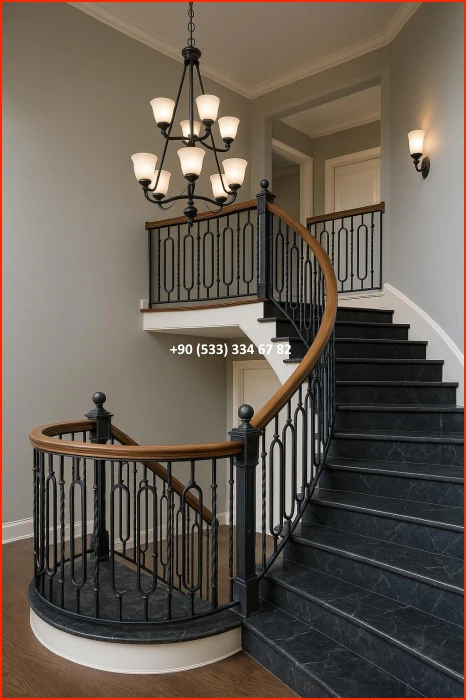 MERDİVEN KORKULUĞU/VİLLA MERDİVEN KORKULUĞU/İÇ MERDİVEN KORKULUKLARI met8349