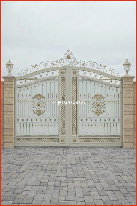 VİLLA KAPILARI-FERFORJE VİLLA KAPILAR-VİLLA GİRİŞ KAPILAR-BAHÇE KAPILARI-FERFORJE KAPILAR met8405